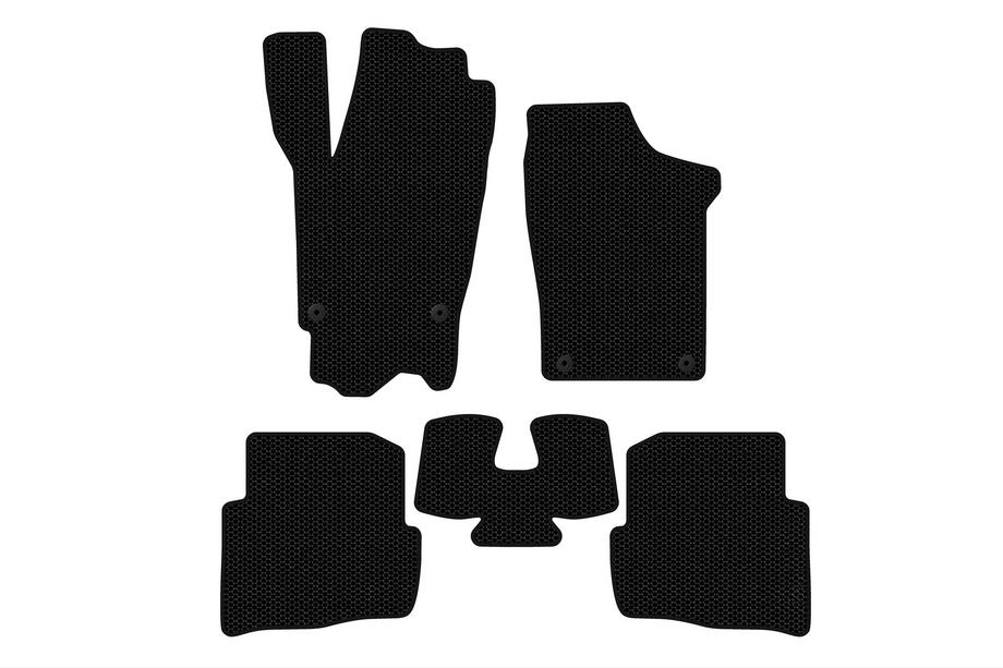 Volkswagen Fox 2003-2021 Tapis en caoutchouc Carsuit (HB, 3 portes, noir) Photo 1