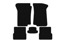 Volkswagen Golf 2 1983-1992 Tapis de Sol en Caoutchouc Carsuit (Noirs) photo 1