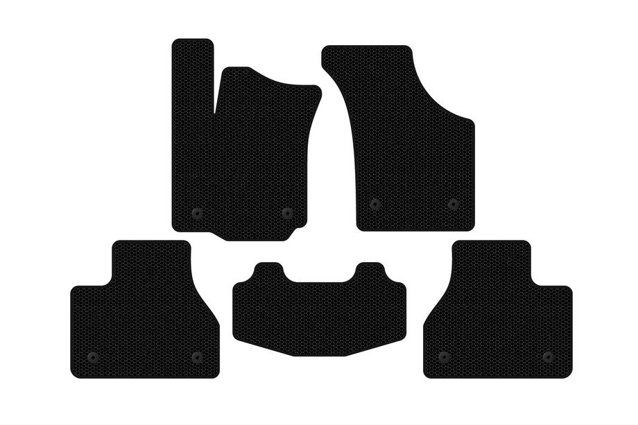 Volkswagen Phaeton 2002-2016 Tapis en caoutchouc Carsuit (SD, empattement court, noir) Photo 1