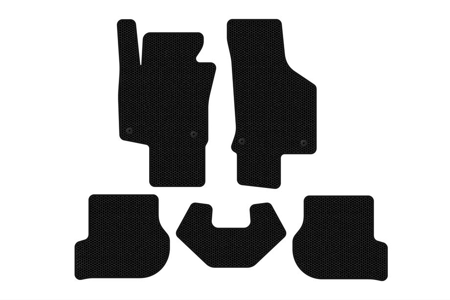 Volkswagen Scirocco 2008-2017 Tapis en caoutchouc Carsuit (HB, 3 portes, noir) Photo 1