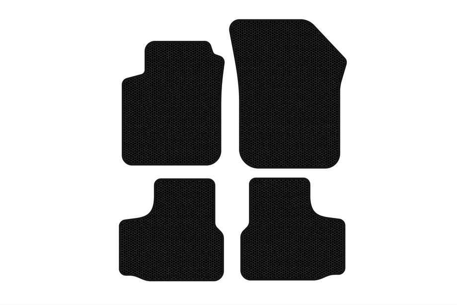 Volkswagen UP 2011-2023 Tapis de Sol en Caoutchouc Carsuit (Noirs) Image
