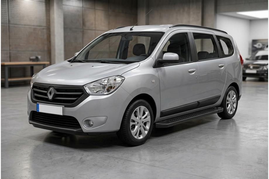 Dacia Lodgy 2012-2022 Marchepieds Latéraux Allmond Black (2 pcs, Aluminium) Image