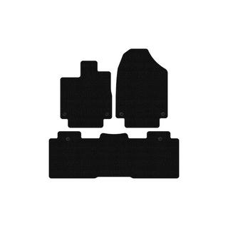 Tapis en caoutchouc Carsuit (2 rangées, noir)