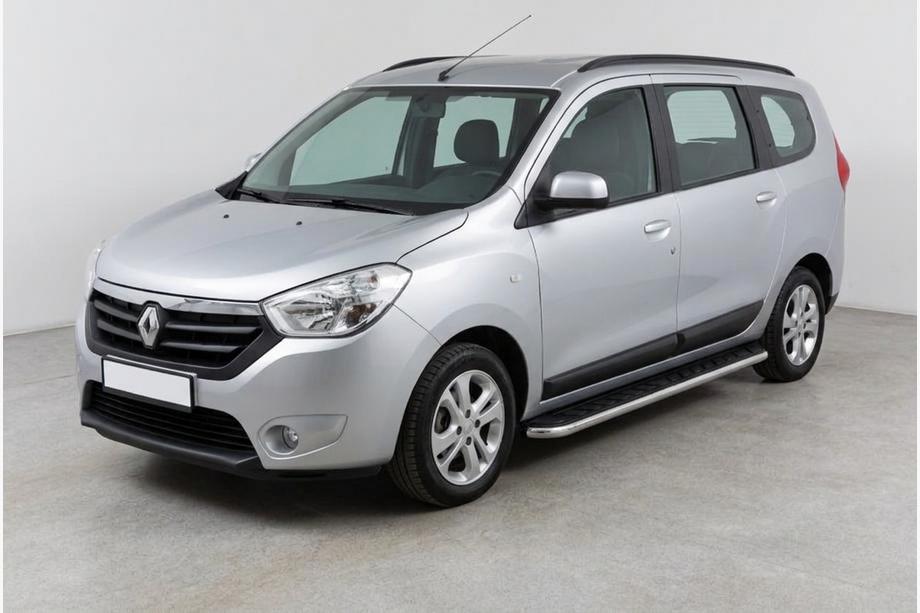 Dacia Lodgy 2012-2022 Marchepieds Latéraux Maydos V1 (2 pcs, Aluminium & Inox) Image