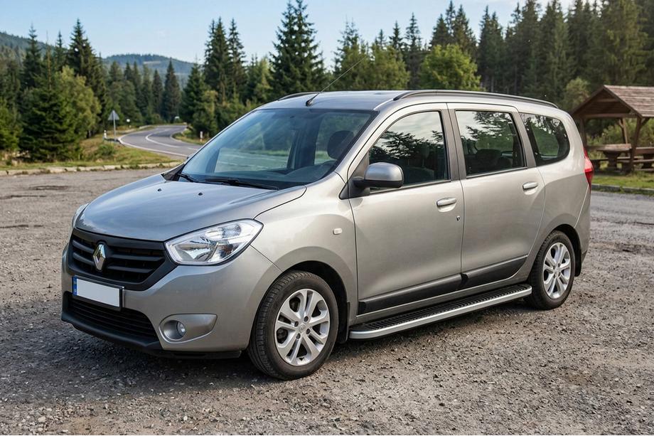 Dacia Lodgy 2012-2022 Marchepieds Latéraux Tayga (2 pcs, Aluminium) Image