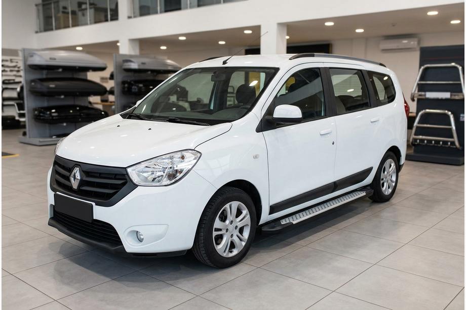 Dacia Lodgy 2012-2022 Marchepieds latéraux type X5 (2 pcs, aluminium) Image