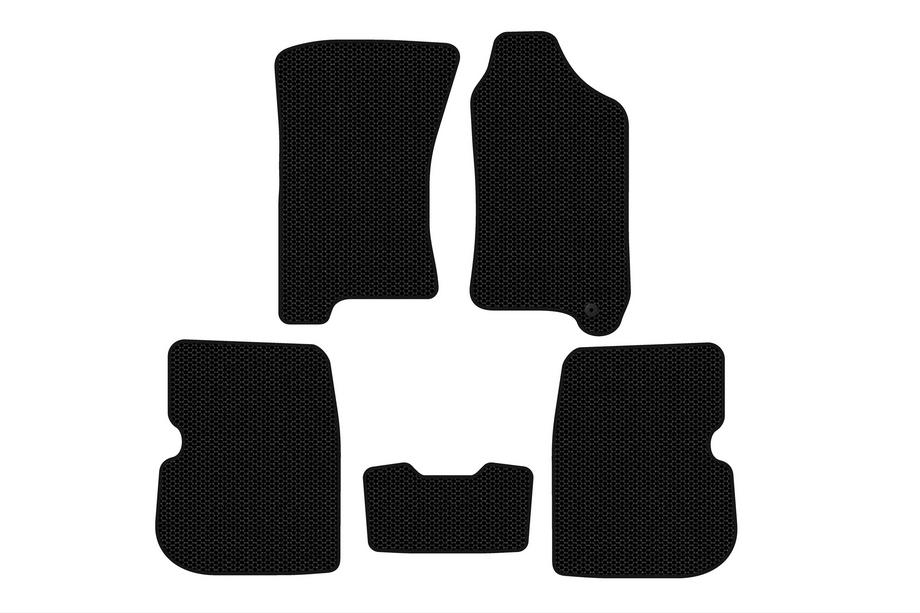 Subaru Forester 1997-2002 Tapis en caoutchouc Carsuit (Conduite à droite, Noir) Image