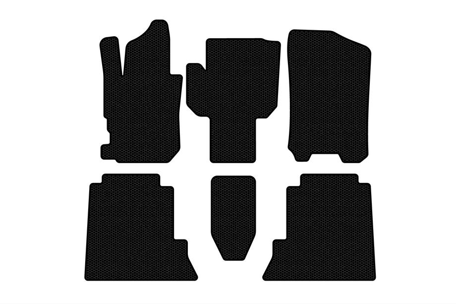 Honda FR-V 2004-2009 Tapis de Sol en Caoutchouc Carsuit (Noirs) Image
