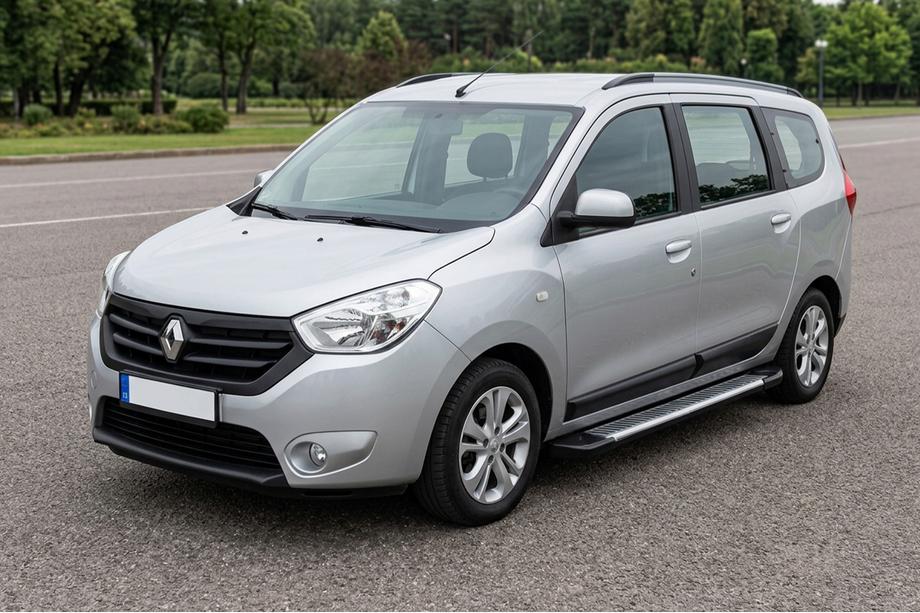 Renault Lodgy 2013-2022 Marchepieds Latéraux Line (2 pcs, Aluminium) Image
