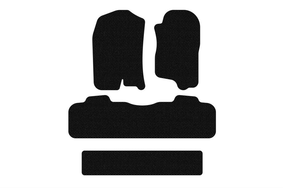 Chevrolet Tahoe 2007-2014 Tapis en caoutchouc Carsuit (3 rangées, 2007-2014, noir) Photo 1