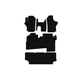 Tapis en caoutchouc Carsuit (2004-2007, 3 rangées, 8 places, noir) Hyundai H200, H1, Starex 1998-2007 photo 1