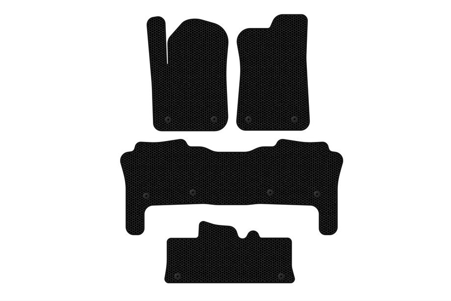 Infiniti QX56 2010-2013 Tapis en caoutchouc Carsuit (3 rangées, noir) Photo 1