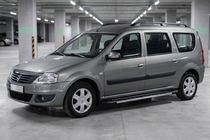 Dacia Logan MCV 2004-2014 Marchepieds Latéraux RedLine V1 (2 pcs, Aluminium) photo 3