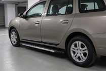 Dacia Logan MCV 2013-2020 Marchepieds Latéraux Duru (2 pcs, Aluminium) photo 1