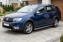 Dacia Logan MCV 2013-2020 Marchepieds Latéraux Maydos V1 (2 pcs, Aluminium & Inox) photo 1