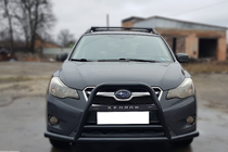 Subaru XV 2011-2017 Pare-buffle F1-71 Noir (Inox) photo 1