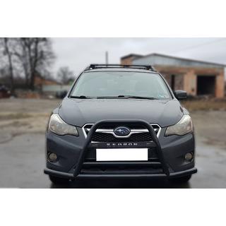 Pare-buffle F1-71 Noir (Inox) Subaru XV 2011-2017 photo 1