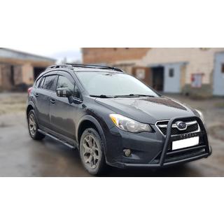 Pare-buffle F1-71 Noir (Inox) Subaru XV 2011-2017 photo 3