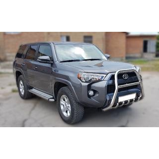 Pare-buffle F1-50 (2014-2024, Inox) Toyota 4Runner 2009-2024 photo 2