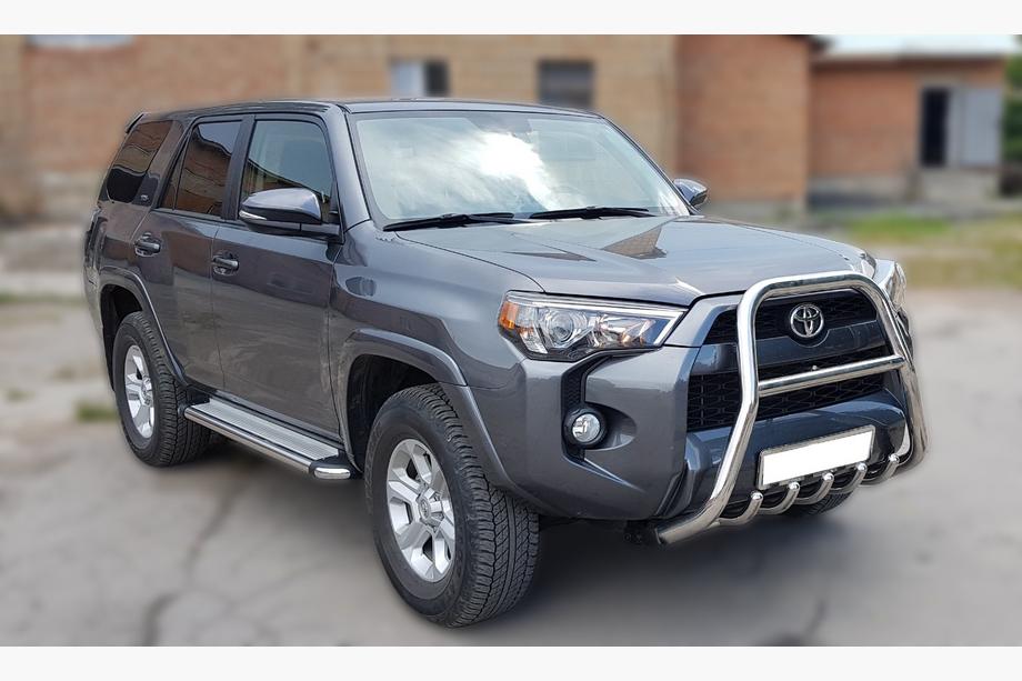 Toyota 4Runner 2009-2024 Pare-buffle F1-50 (2014-2024, Inox) Photo 2