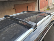 Audi Q7 2005-2015 Barres de toit (transversales) pour barres longitudinales intégrées verrouillables WingCarrier V2 (2 pcs) Gris photo 1