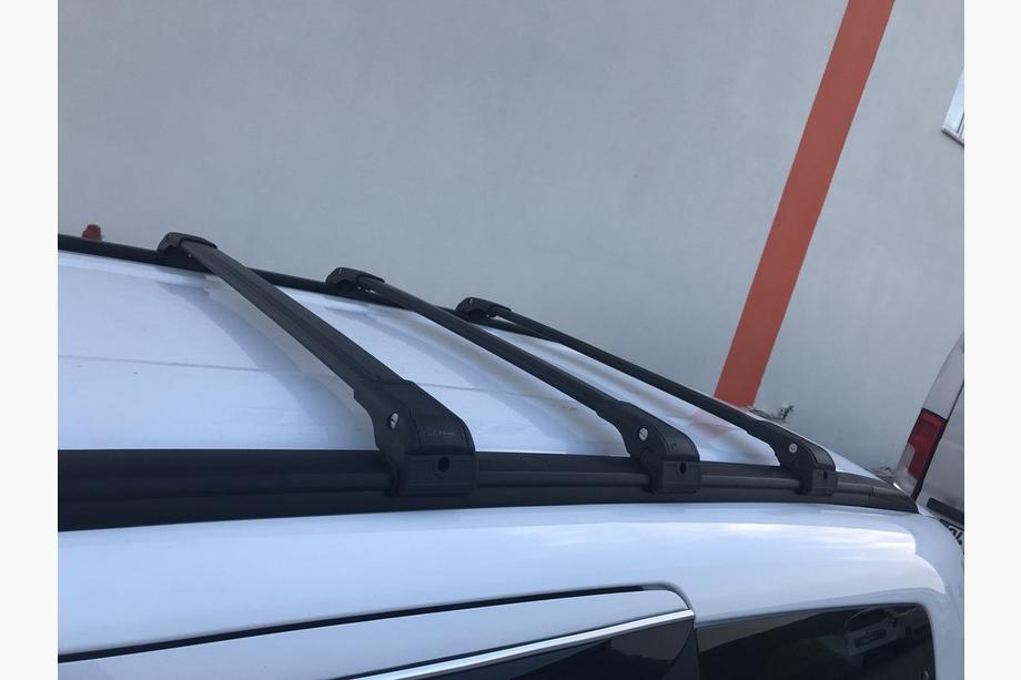 Renault Lodgy 2013-2022 Barres de toit (transversales) pour barres longitudinales intégrées verrouillables WingCarrier V2 (2 pcs) Gris Photo 24