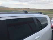 Dacia Lodgy 2012-2022 Barres de toit (transversales) pour barres longitudinales intégrées verrouillables WingCarrier V2 (2 pcs) Noir photo 20