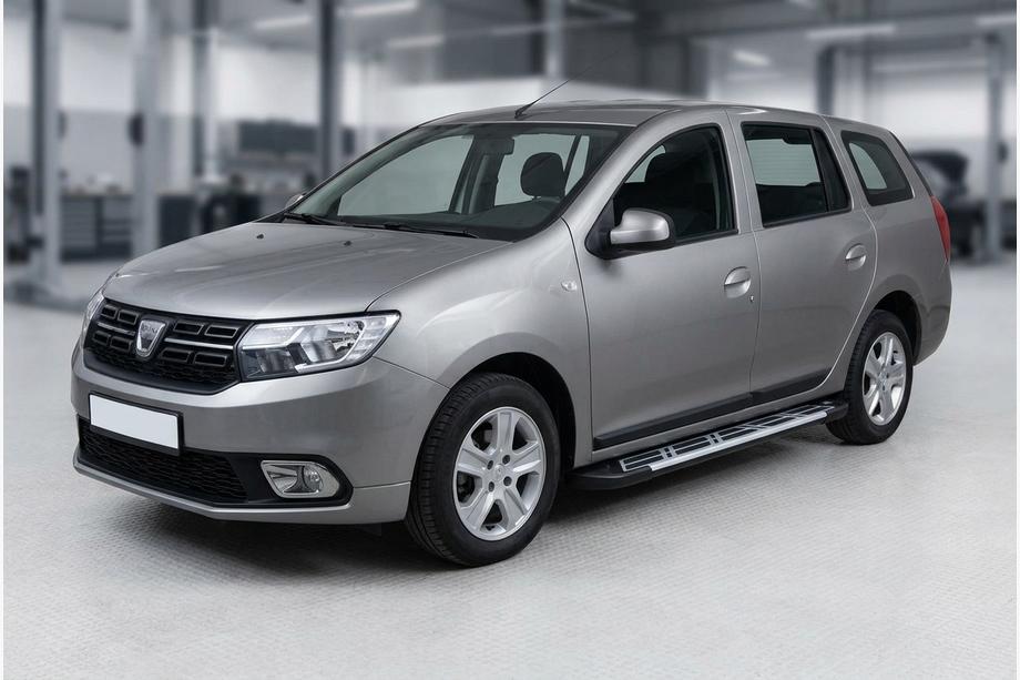 Renault Logan MCV 2013-2022 Marchepieds Latéraux Sunrise (2 pcs, Aluminium) Image
