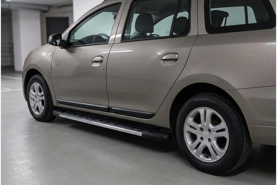 Renault Logan MCV 2013-2022 Marchepieds Latéraux Duru (2 pcs, Aluminium) Image