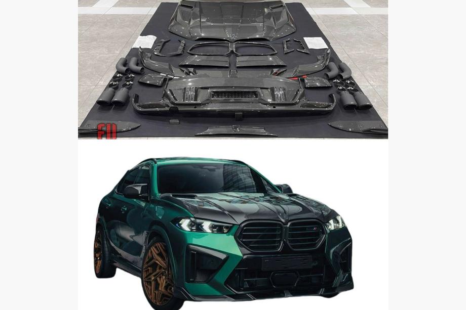 BMW X6 G06 2019–2027 Kit carrosserie pour X6M F96 LRT-Design Carbon (2023+) Photo 3