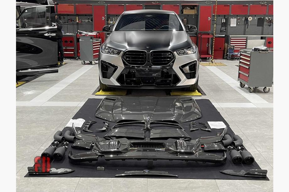 BMW X6 G06 2019–2027 Kit carrosserie pour X6M F96 LRT-Design Carbon (2023+) Photo 1