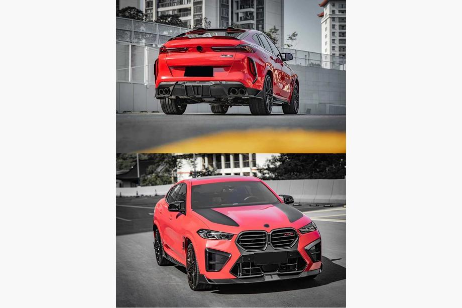 BMW X6 G06 2019–2027 Kit carrosserie pour X6M F96 SQ-Design Carbon (2023+) Photo 2