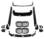 BMW X7 G07 2019- Kit carrosserie Warrior Black (pour M-Sport 2018-2022) photo 1