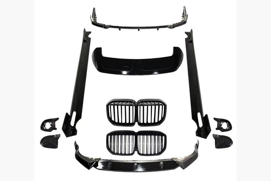 BMW X7 G07 2019- Kit carrosserie Warrior Black (pour M-Sport 2018-2022) Image