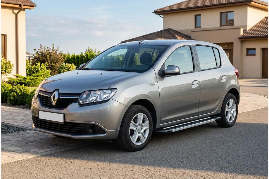 Renault Sandero 2013-2022 Marchepieds Latéraux RedLine V1 (2 pcs, Aluminium) Image