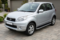 Daihatsu Terios 2006-2017 Marchepieds Latéraux Tayga Grey (2 pcs, Aluminium) photo 1