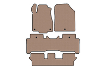 Acura MDX 2007-2013 Tapis en caoutchouc Carsuit (3 rangées, beige) photo 1