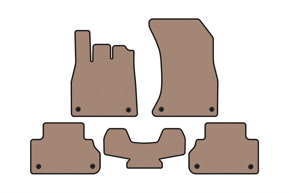 Audi Q5 2017-2025 Tapis en Caoutchouc Carsuit (Beige) Image