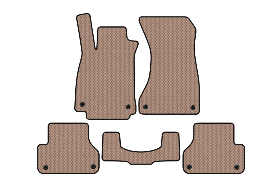 Audi A5 2016-2025 Tapis de sol en caoutchouc Carsuit V1 (Sportback, beige) Image