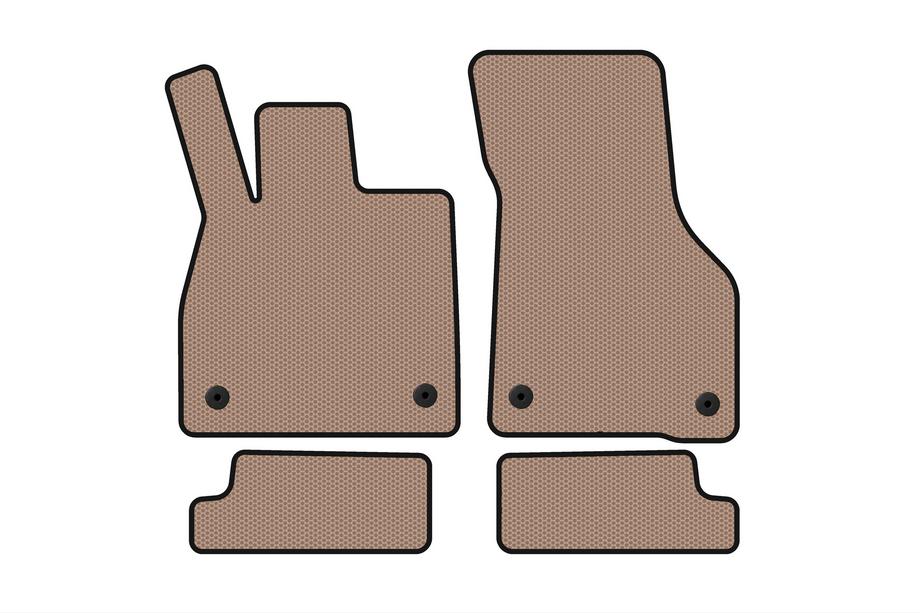 Audi TT 2014-2023 Tapis en caoutchouc Carsuit (Coupé, beige) Photo 1