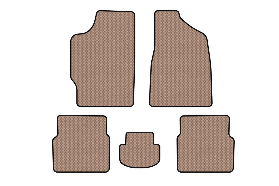 Audi 80 1978-1986 Tapis de sol en caoutchouc Carsuit (Sedan, beige) Image