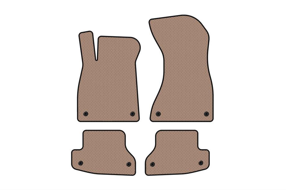 Audi A5 2016-2025 Tapis en caoutchouc Carsuit (Coupé, beige) Photo 1