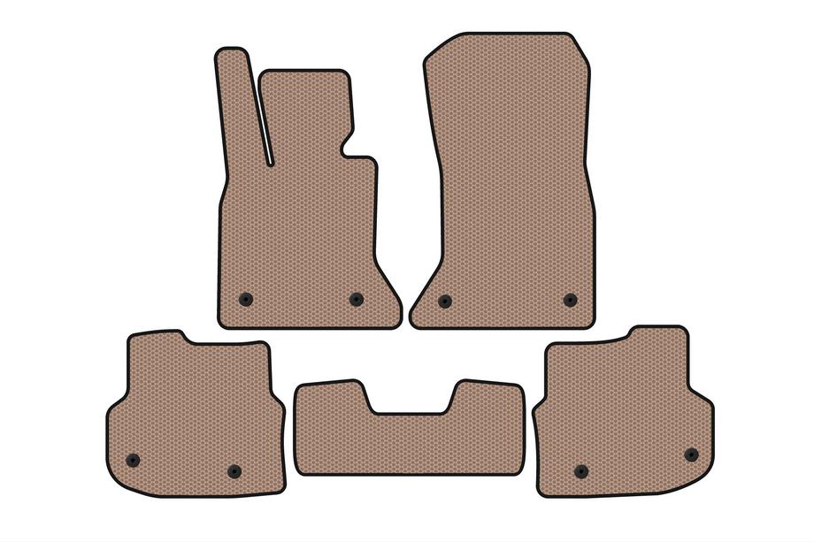 BMW 5 Series F10/F11 2010–2016 Tapis en Caoutchouc Carsuit 2010-2013 (Beige) Photo 1