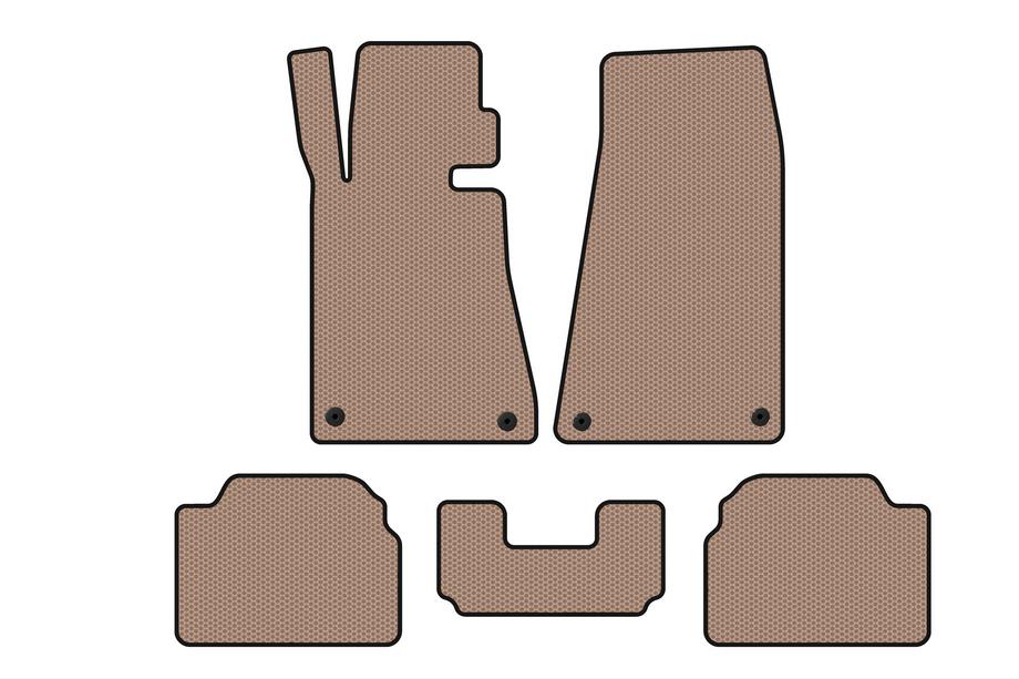 BMW 5 Series E34 1988-1995 Tapis en Caoutchouc Carsuit (Beige) Photo 1