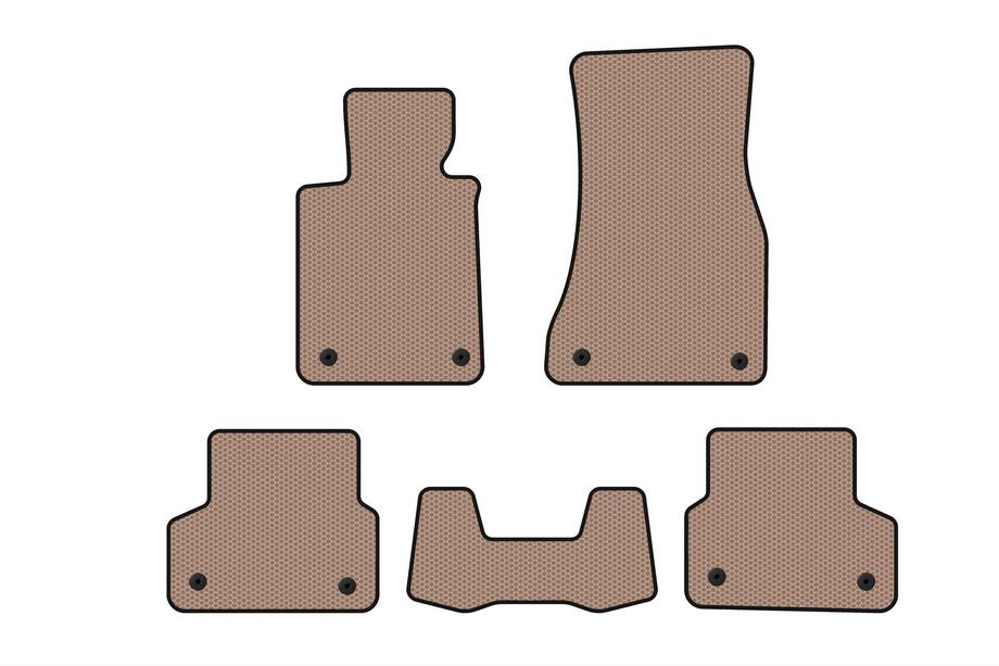 BMW Série 5 G30/G31 2017–2023 Tapis en Caoutchouc Carsuit (Beige) Photo 1
