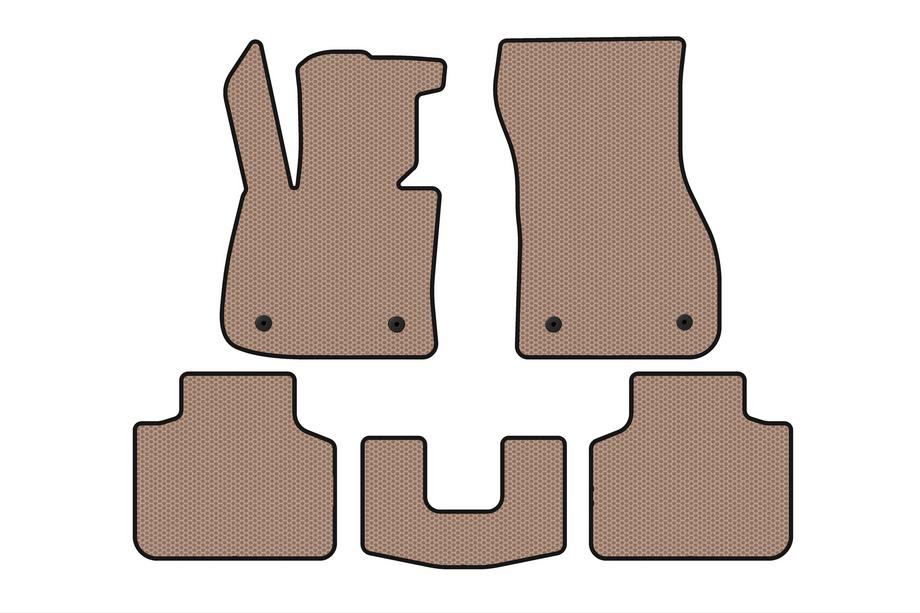 BMW 2 Series Active Tourer F45/F46 2014-2021 Tapis en caoutchouc Carsuit (pour F45, beige) Image