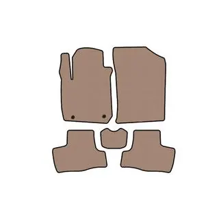 Tapis en Caoutchouc Carsuit (Beige)