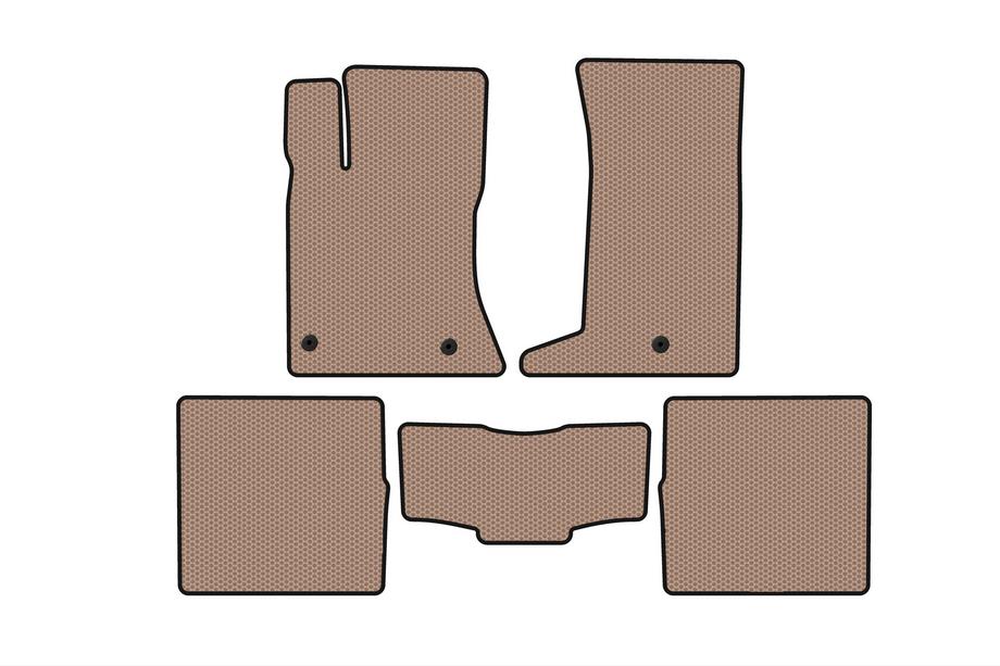 Cadillac SRX 2004-2009 Tapis en caoutchouc Carsuit (beige) Image
