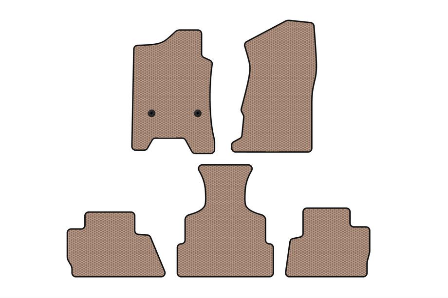 Chevrolet Tahoe 2014-2019 Tapis de sol en caoutchouc Carsuit (2014-2020, beige) Image
