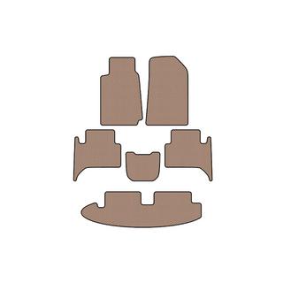 Tapis en caoutchouc Carsuit (3 rangées, beige) photo 1